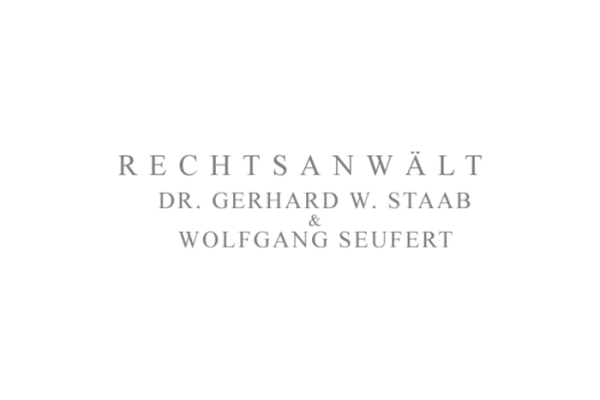 Rechtsanwälte Dr. Gerhard W. Staab und Wolfgang Seufert